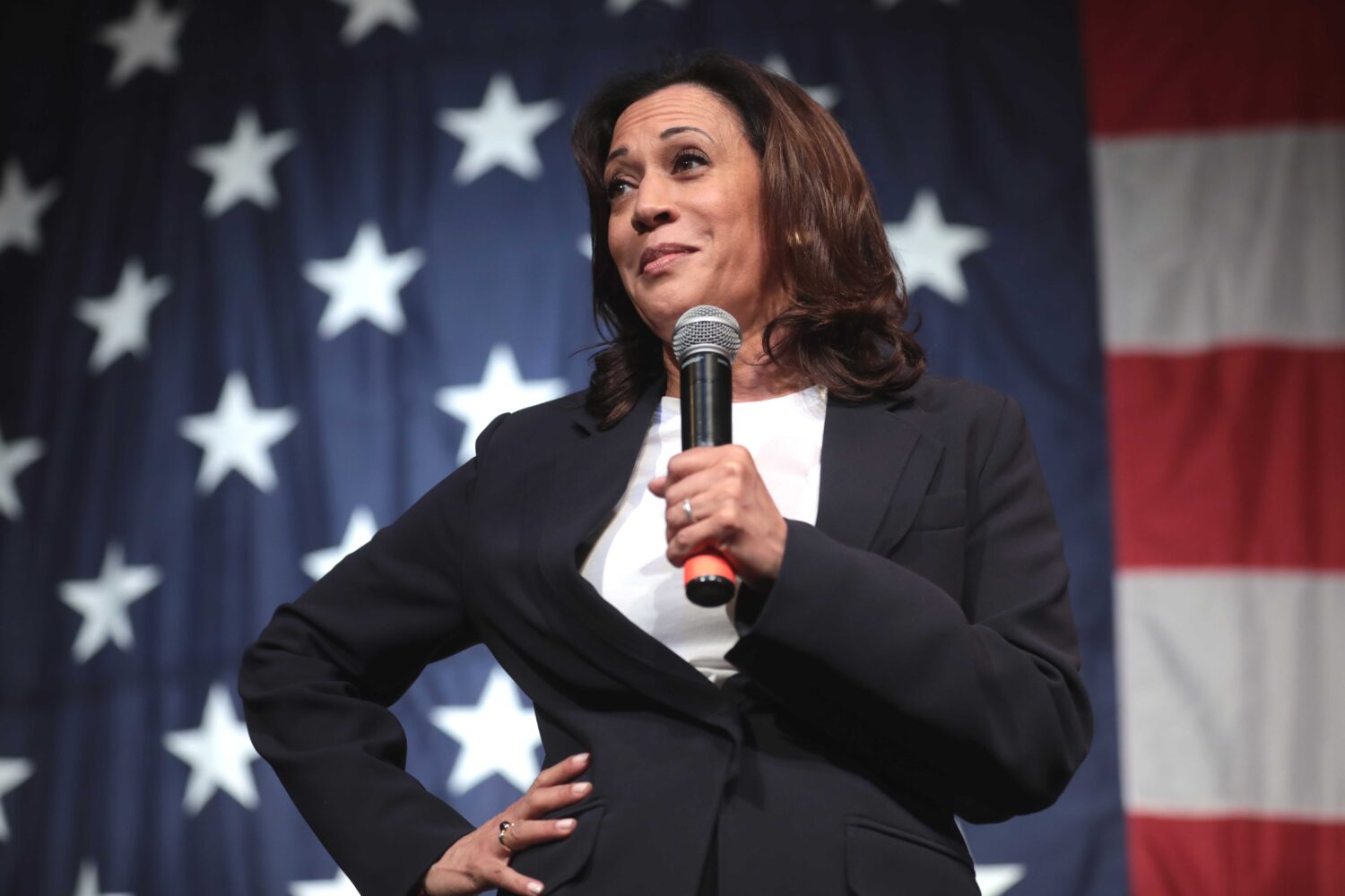Kamala Harris Dazzles in LaQuan Smith at Phoenix Awards Dinner