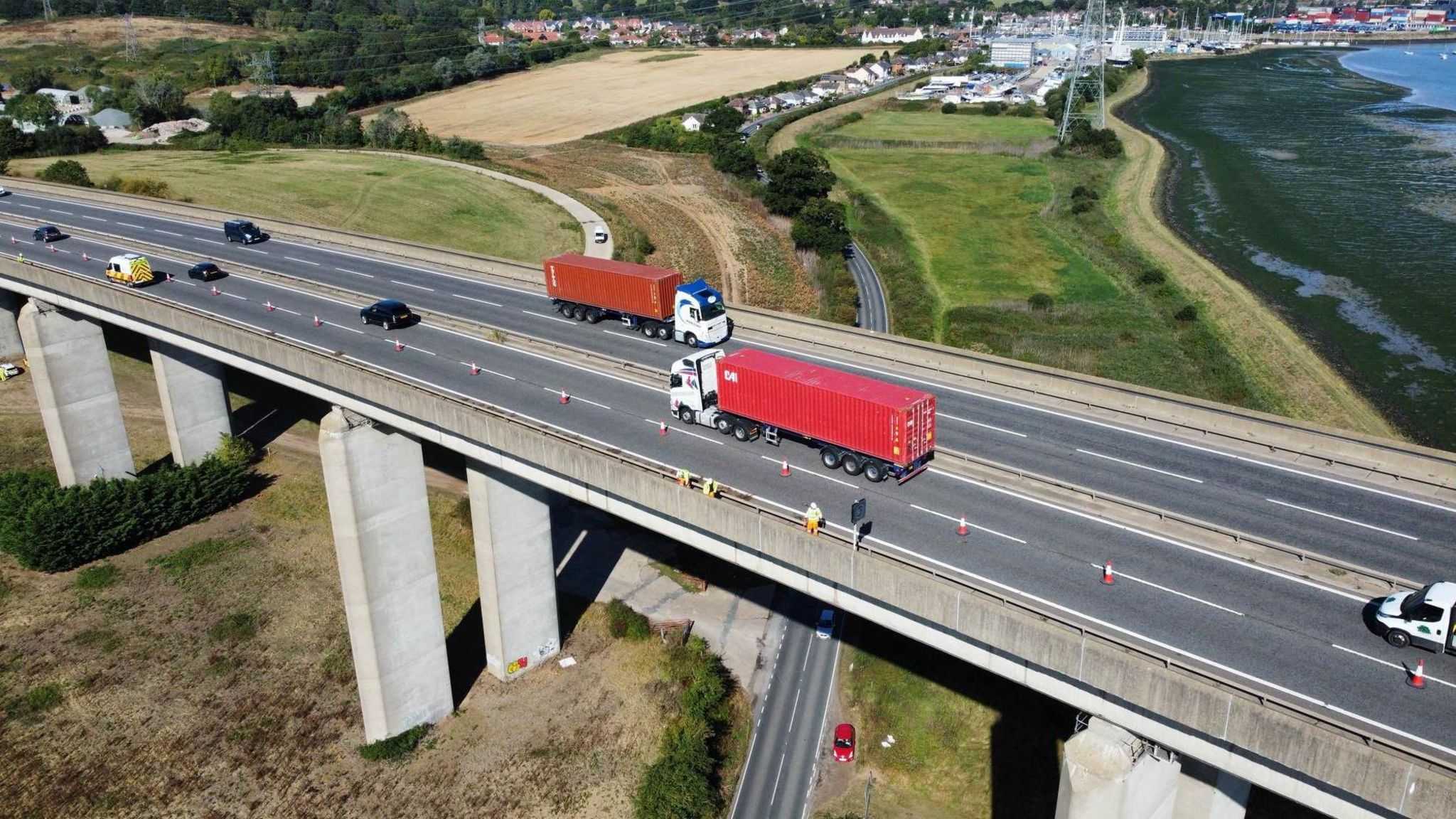 Orwell Bridge Reopens After Essential Repairs and Traffic Chaos