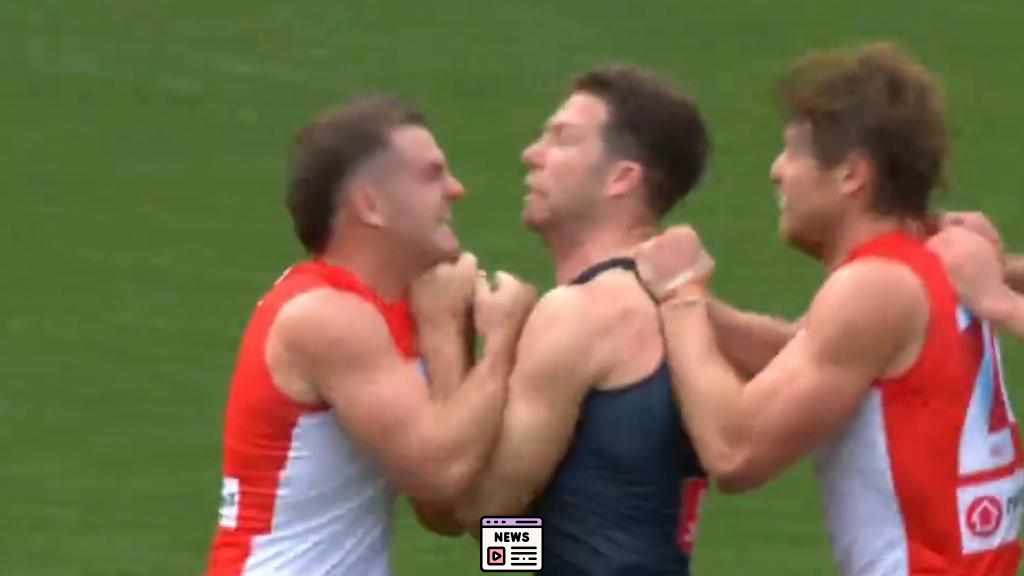 Fists Fly as Giants and Swans Clash in AFL Qualifier Showdown