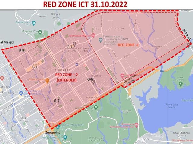 Police Crackdown on PTI’s Punjab Protests Amid Red Zone Sealing